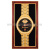 Часы подарочные вышитые на бархате в багетной рамке 25х45 см (Командирские ВМФ)