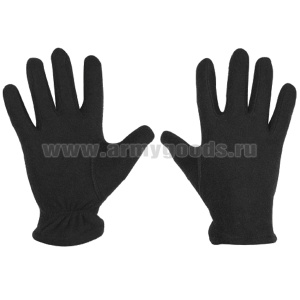 Перчатки флисовые черные