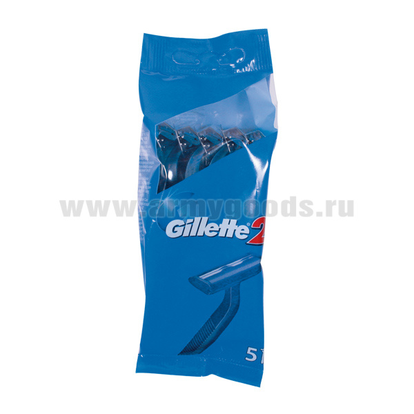 Бритвенные одноразовые станки Gillette (5 шт в упаковке)
