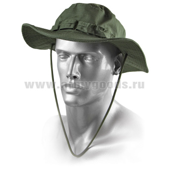 Панама (ткань Rip-Stop с сетчатыми вставками) оливковая (Кит.)