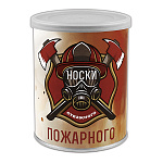 Сувенир Носки отважного пожарного (носки в банке) цвет черный, разм. 27