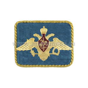 Погончики с мет. орлом РА бол. (на голубом фоне) с золотым люрексным кантом