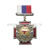 Медаль 76 гв. ВДД (серия ВДВ (красн. крест с венком) (на планке - лента РФ)