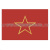 Флаг Красный со звездой (90х180 см)