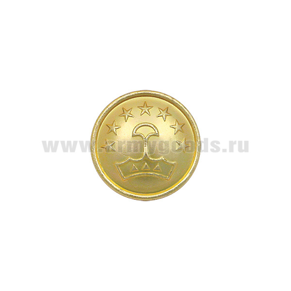 Пуговица 22 мм мет. ВС Таджикистана зол.