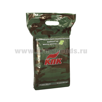 Сухпаек "КПК" (вариант №9) до 09.2026 и ранее