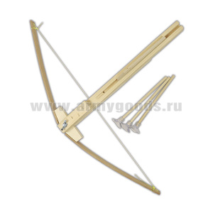 Игрушка деревянная Арбалет + 3 стрелы (арт АР114) 350x500 мм