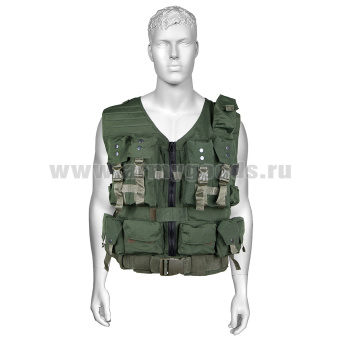 Жилет разгрузочный тактический Армейский хаки (ткань Rip-Stop 35% х/б, 65% п/э)
